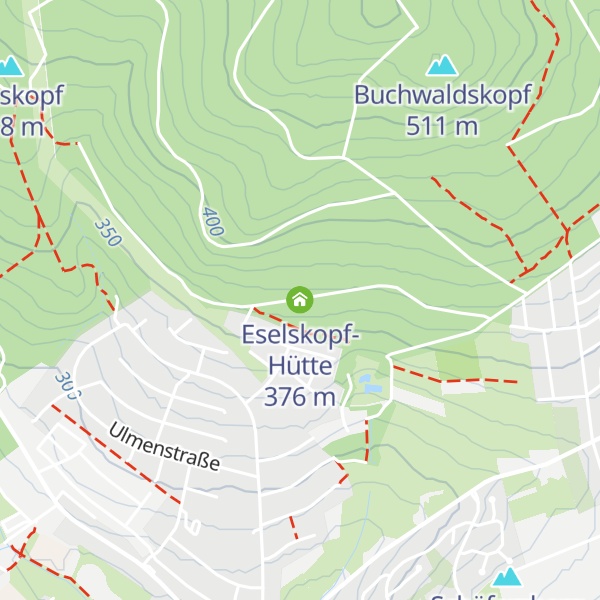 Map of Eselskopf-Hütte