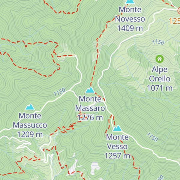 Map of Monte Massaro