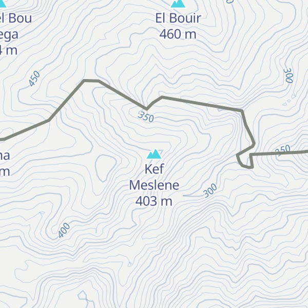 Map of Kef Meslene