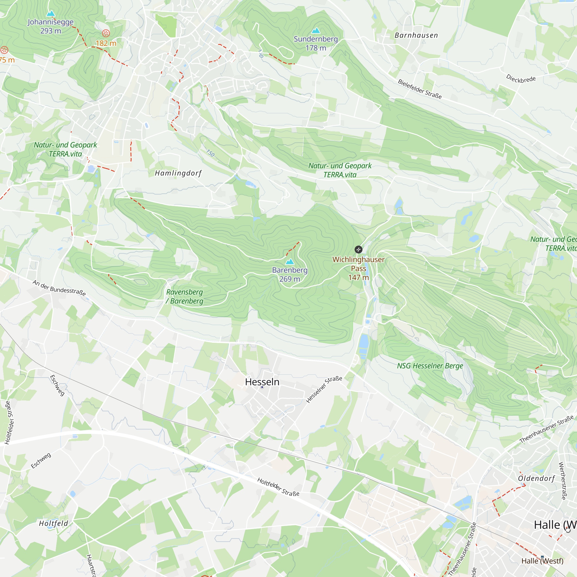 Schutzhütte Bareneberg map