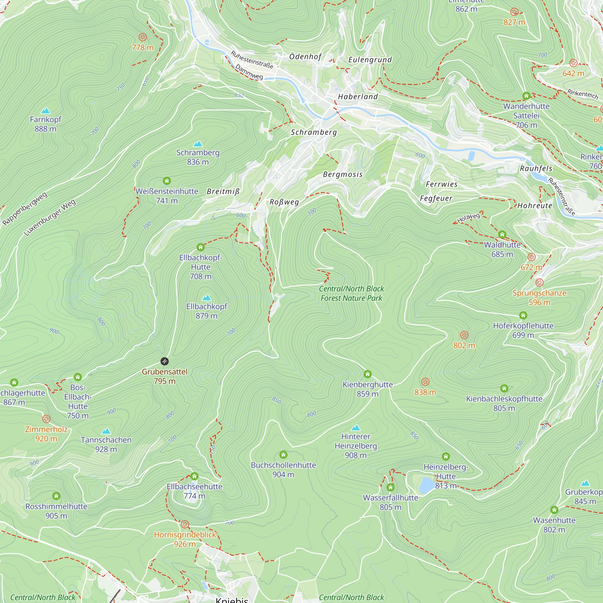 Kienbachhütte map