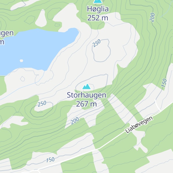 Map of Storhaugen