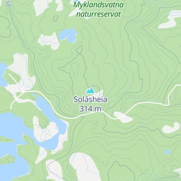 Map of Solåsheia