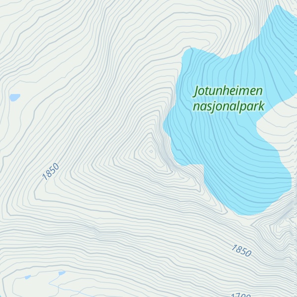 Map of Skarddalstinden