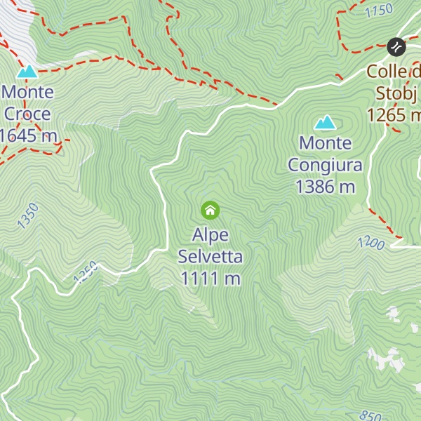Map of Alpe Selvetta