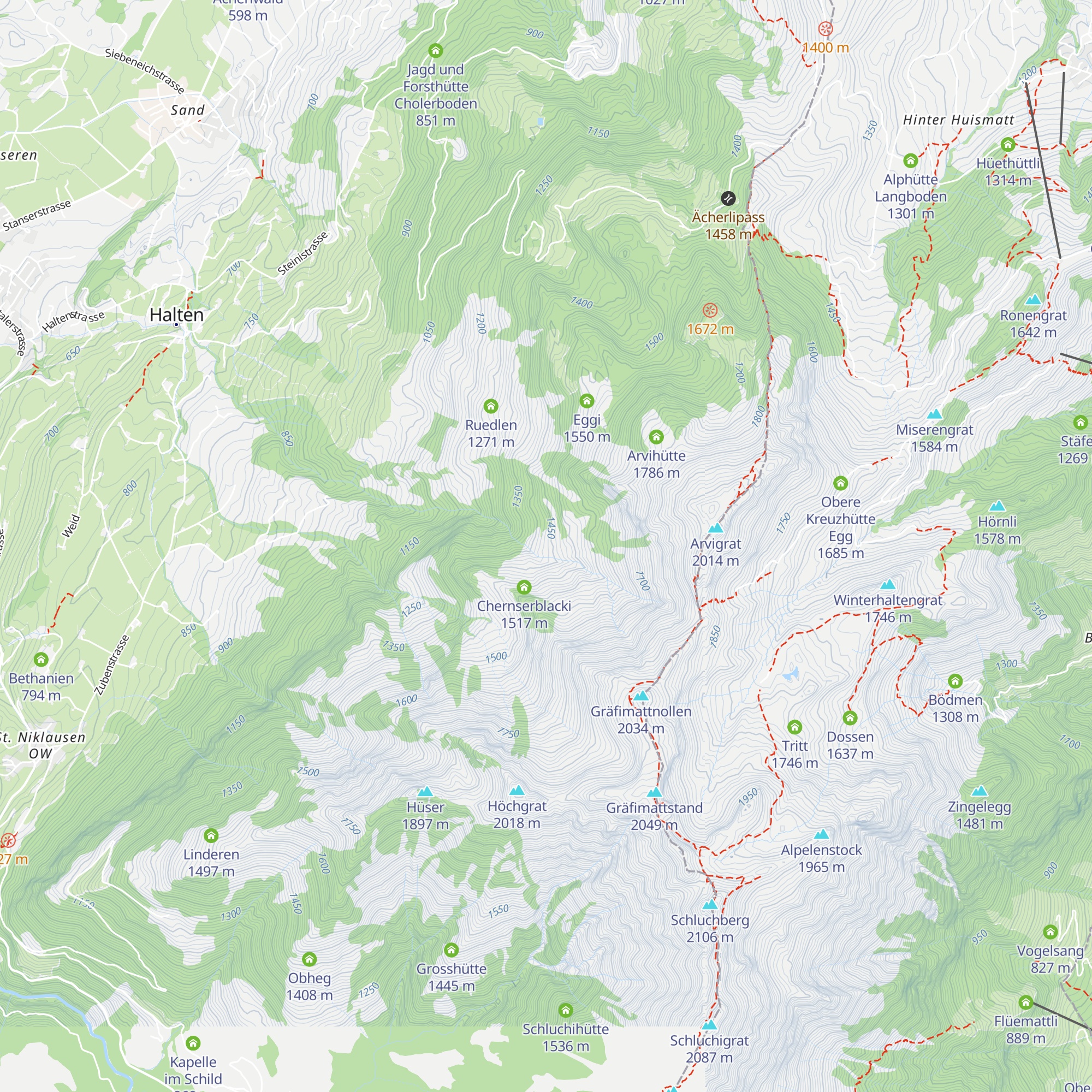 Reismatt map