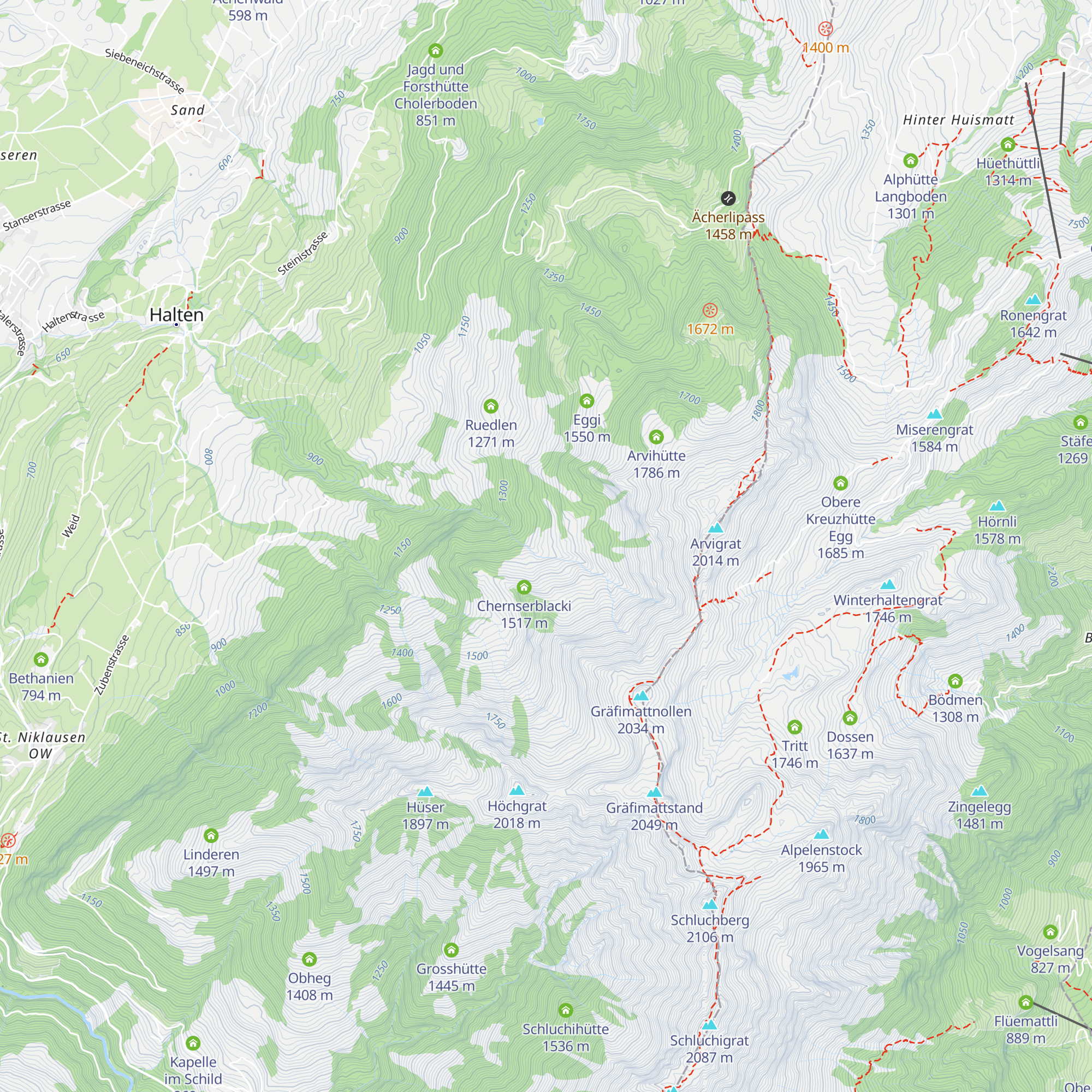 Reismatt map