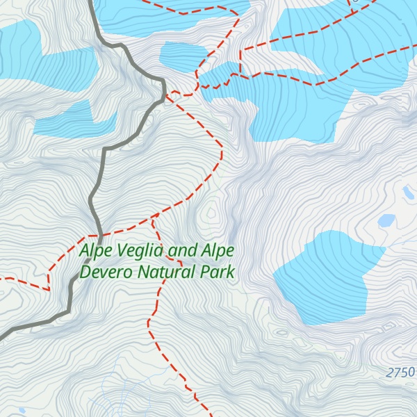 Map of Cima Cust