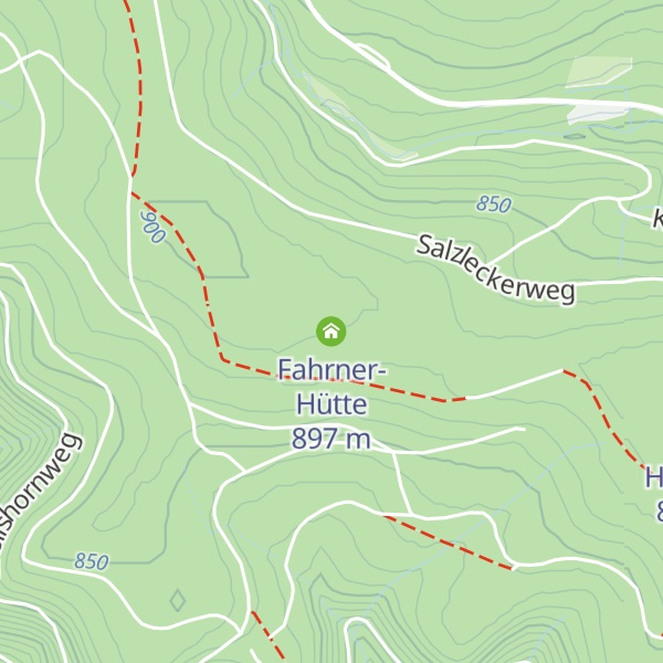 Map of Fahrner-Hütte