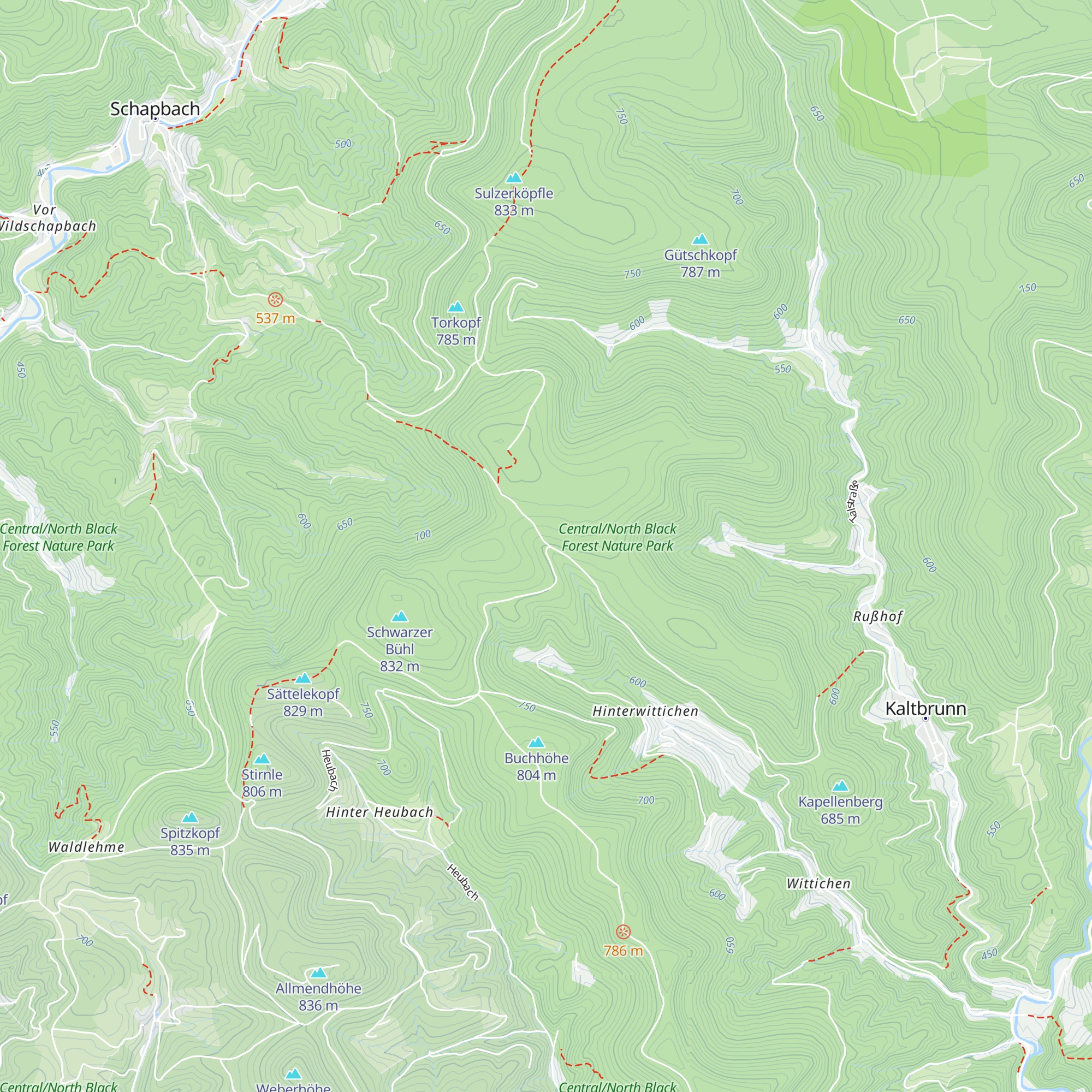 Emilshütte map