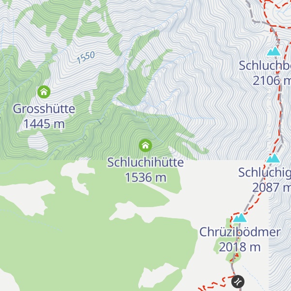 Map of Schluchihütte