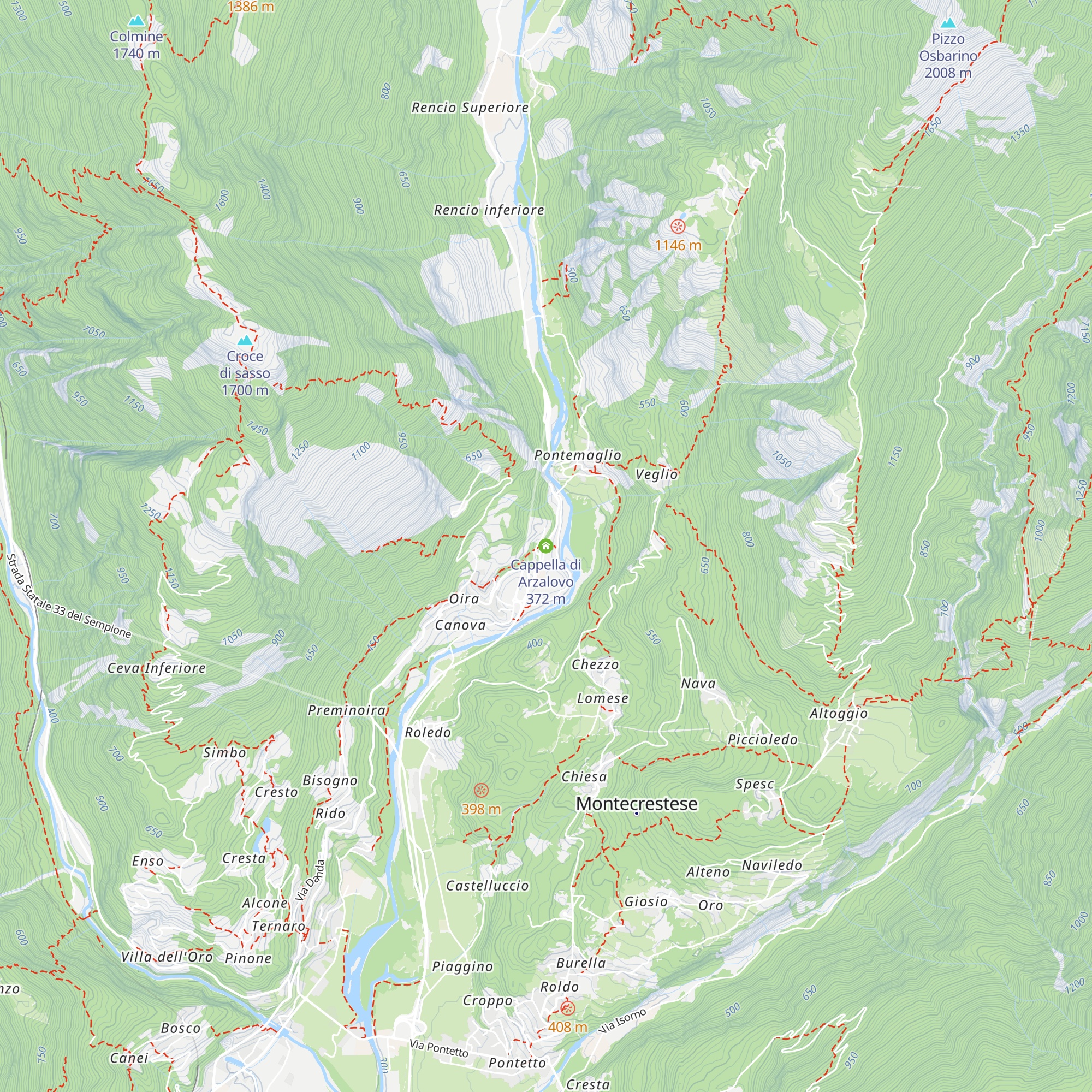 Cappella di Arzalovo map