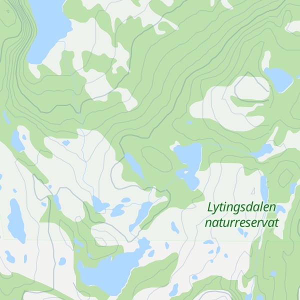 Map of Øytjønnheia