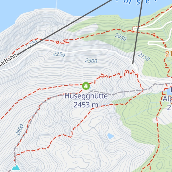 Map of Husegghütte