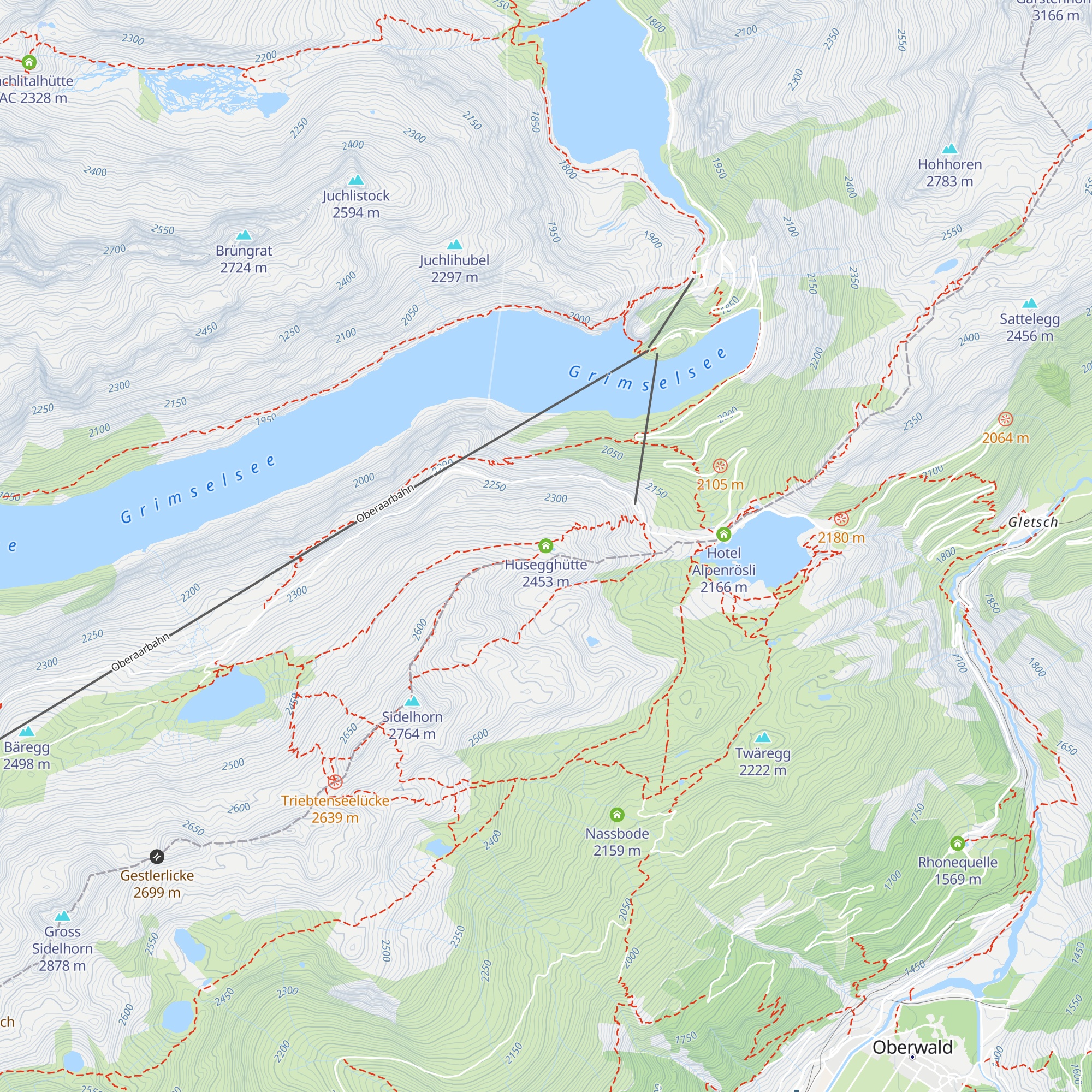 Husegghütte map