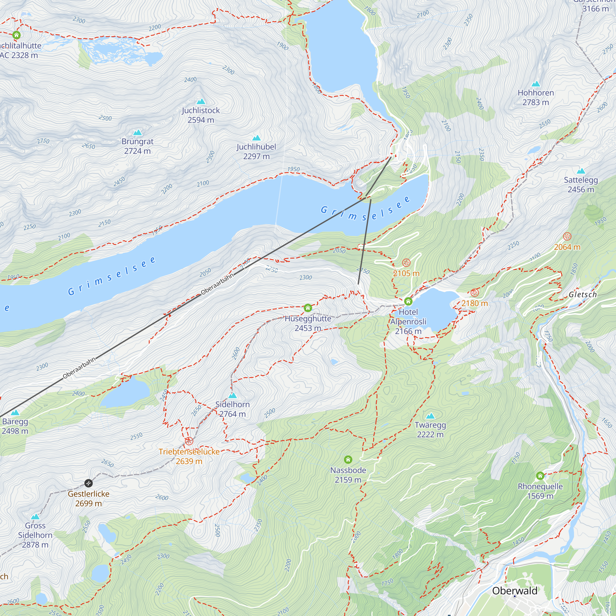 Husegghütte map