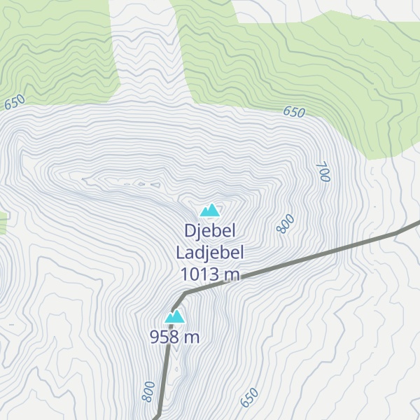 Map of Djebel Ladjebel