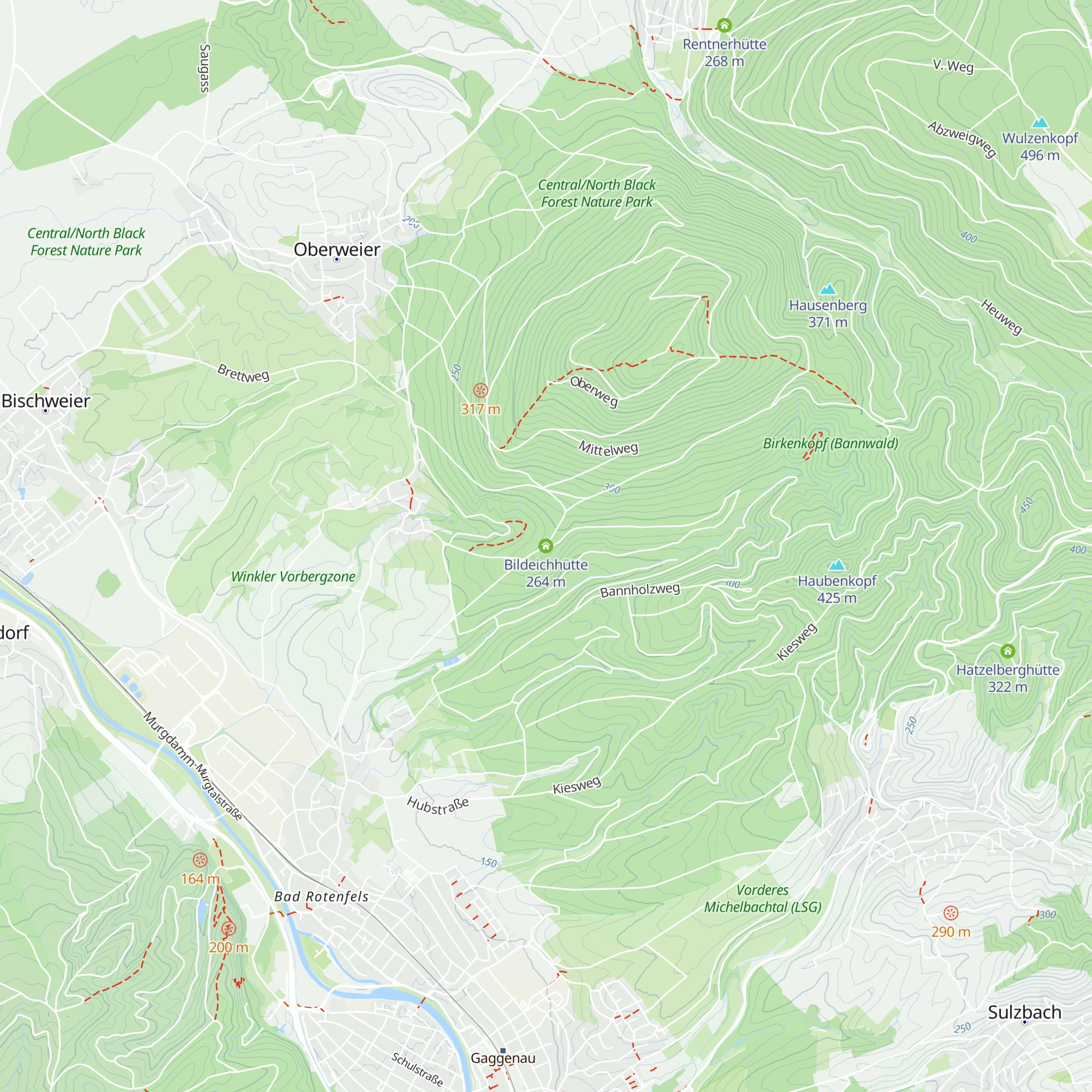 Bildeichhütte map