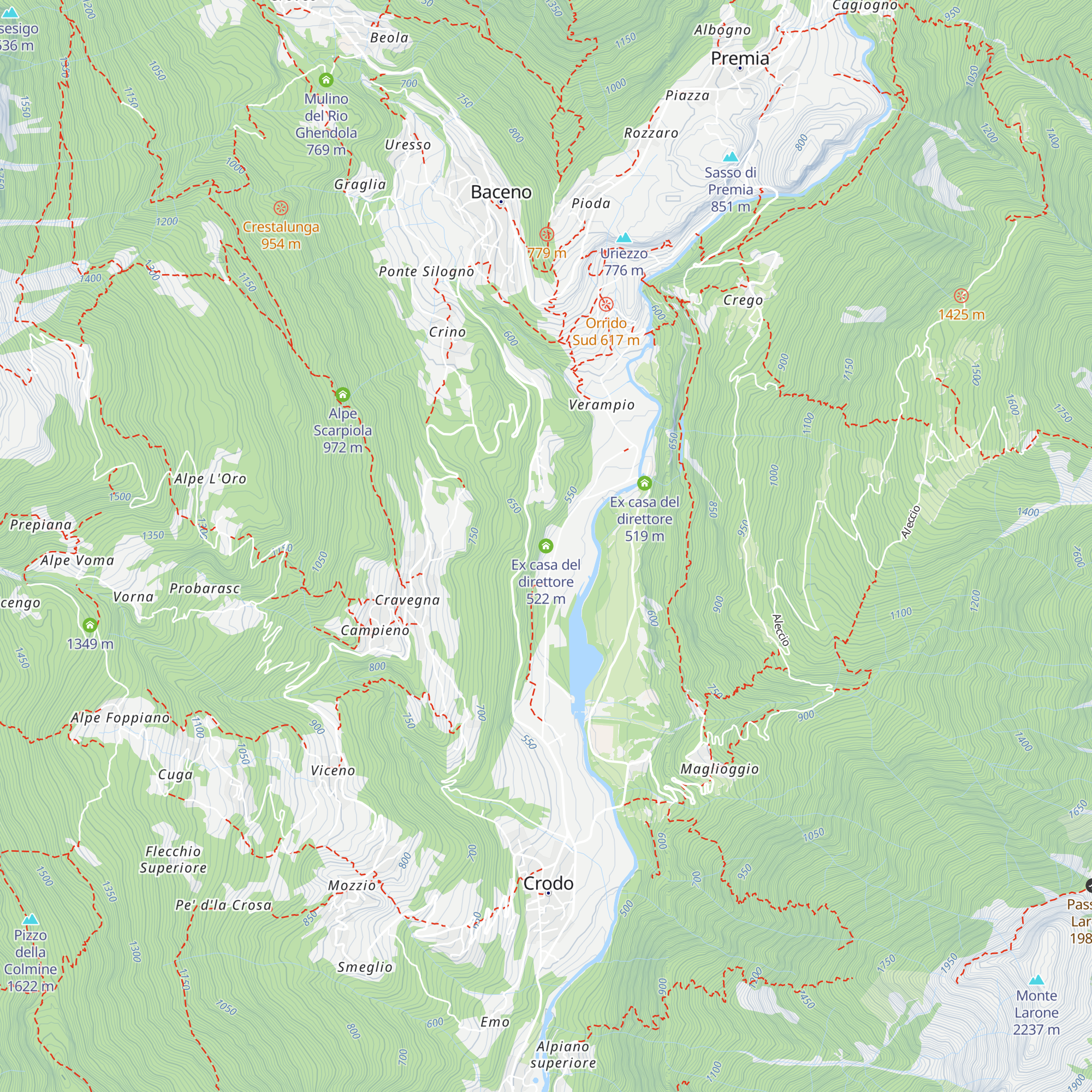 Ex casa del direttore map