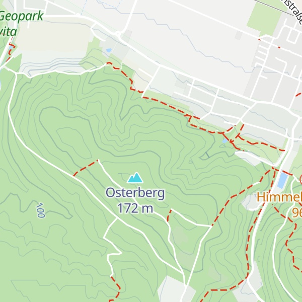Map of Deutsch Korner-Läns-Hütte