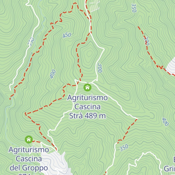 Map of Agriturismo Cascina Strà