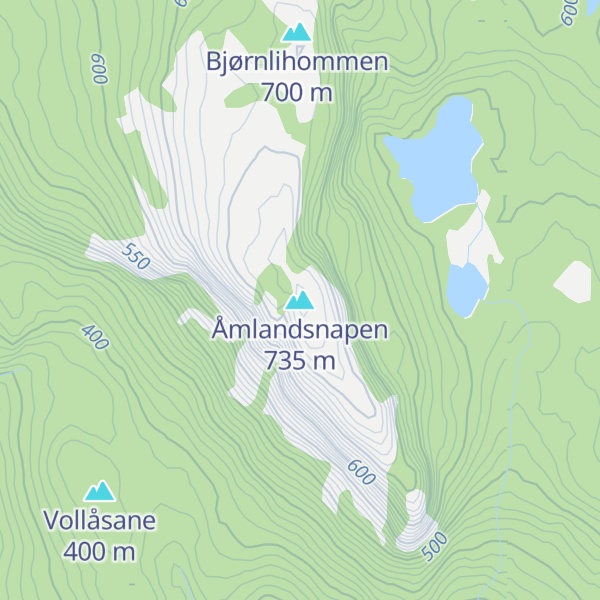 Map of Åmlandsnapen