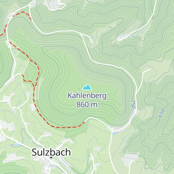 Map of Kahlenberg