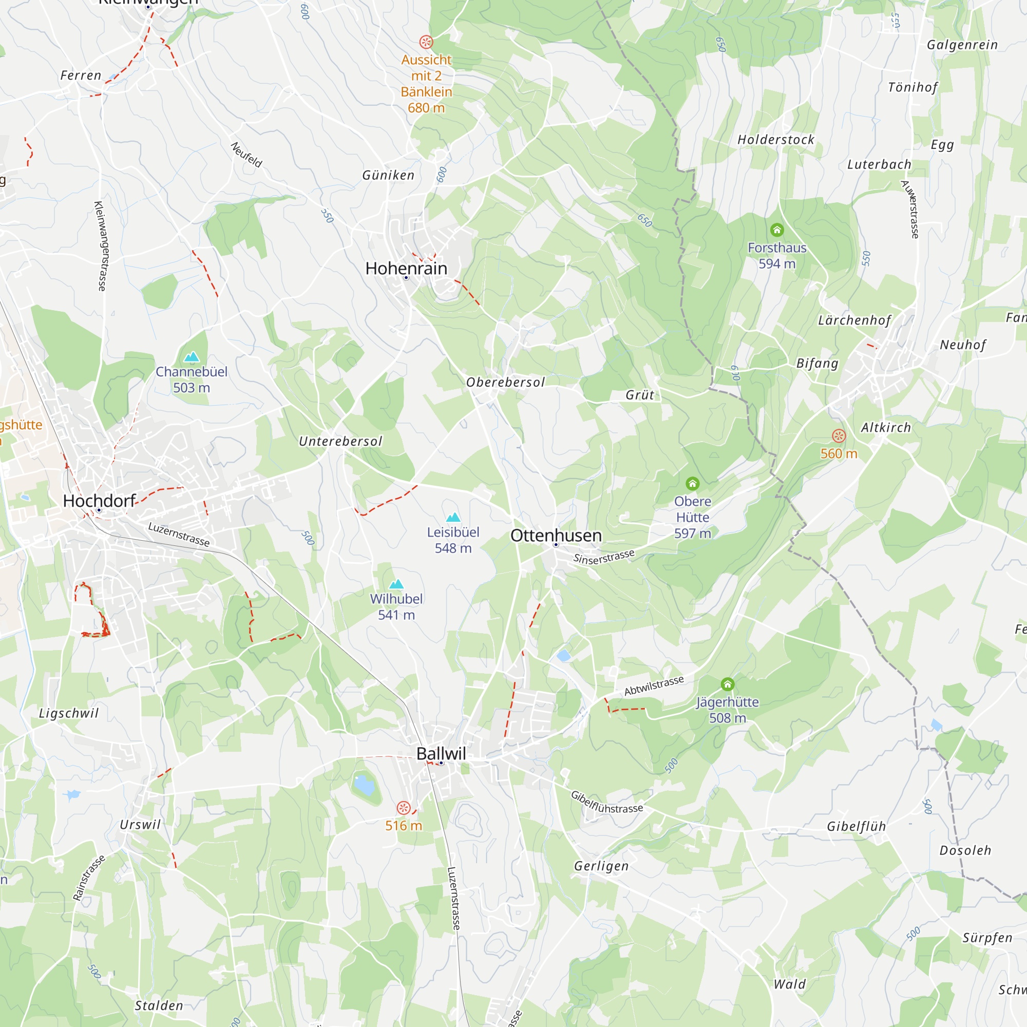 Kapelle Ottenhusen map