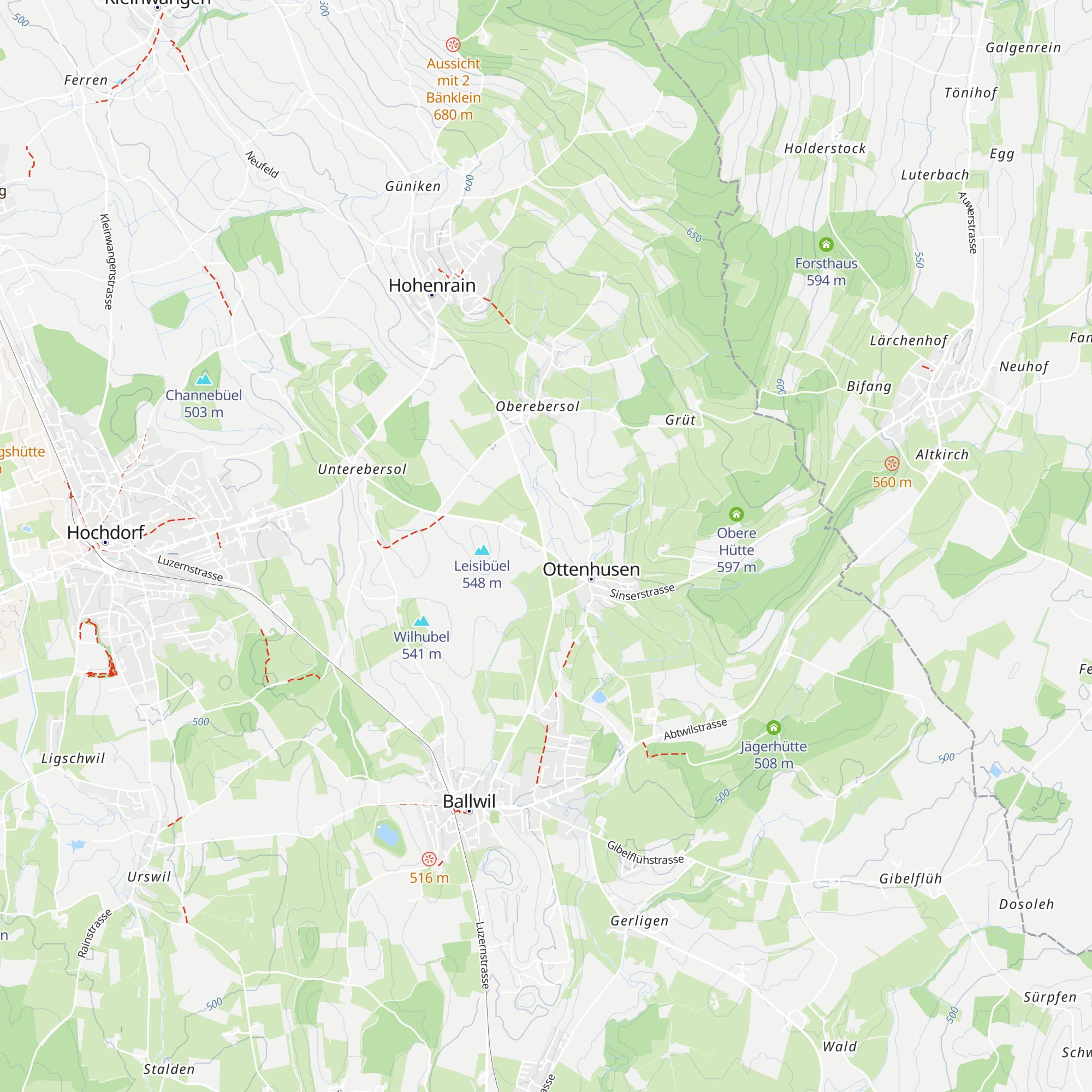 Kapelle Ottenhusen map