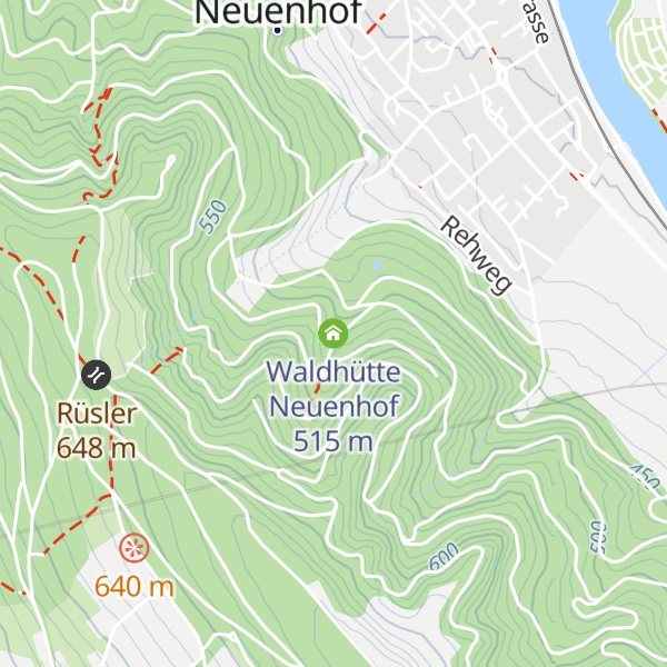 Map of Waldhütte Neuenhof