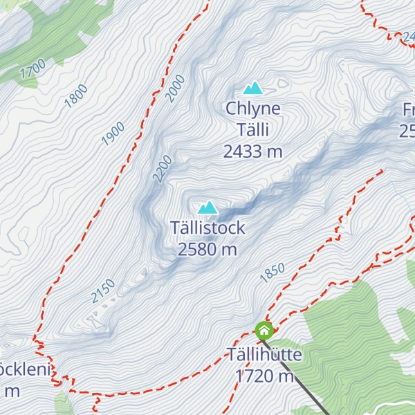 Map of Tällistock
