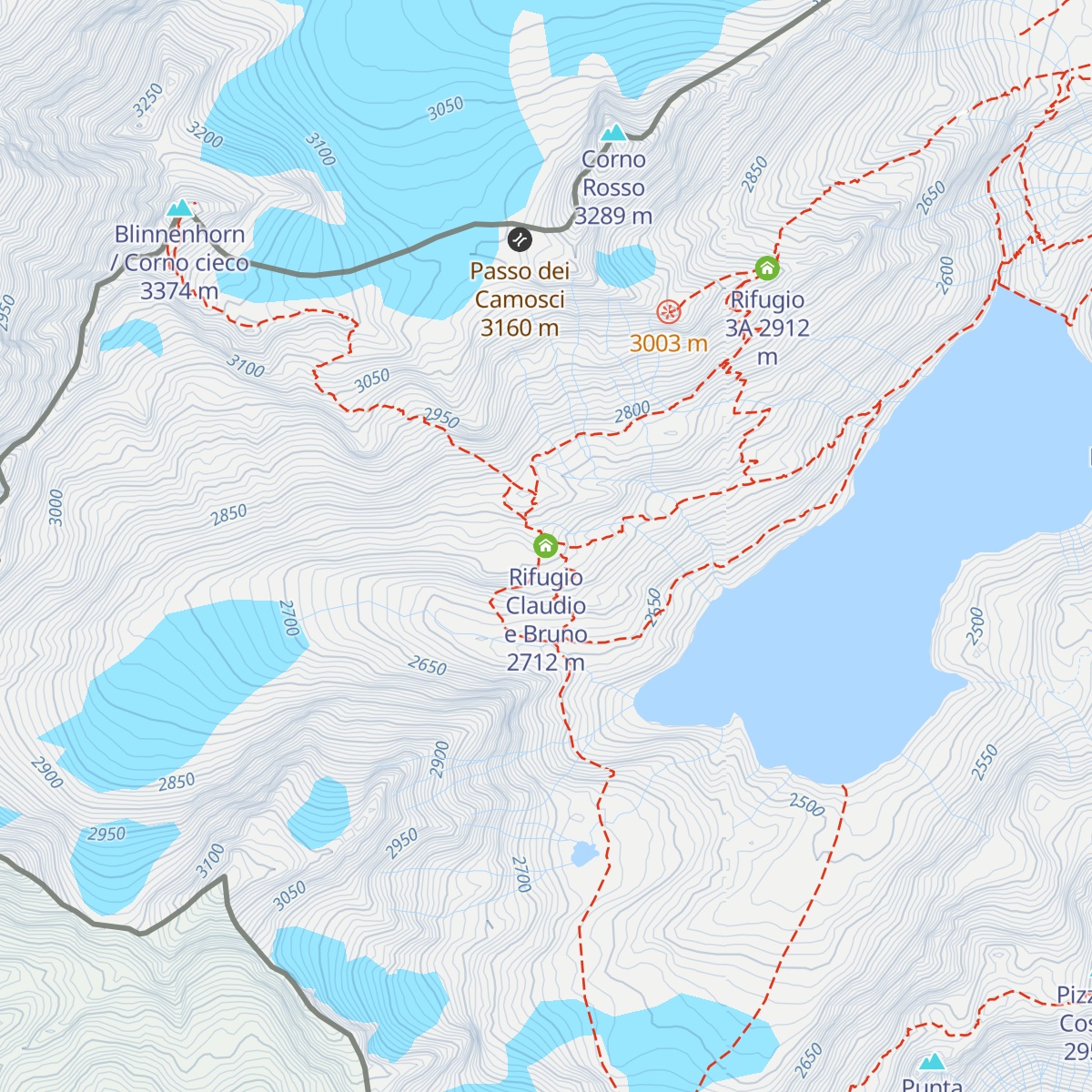 Rifugio Claudio e Bruno map