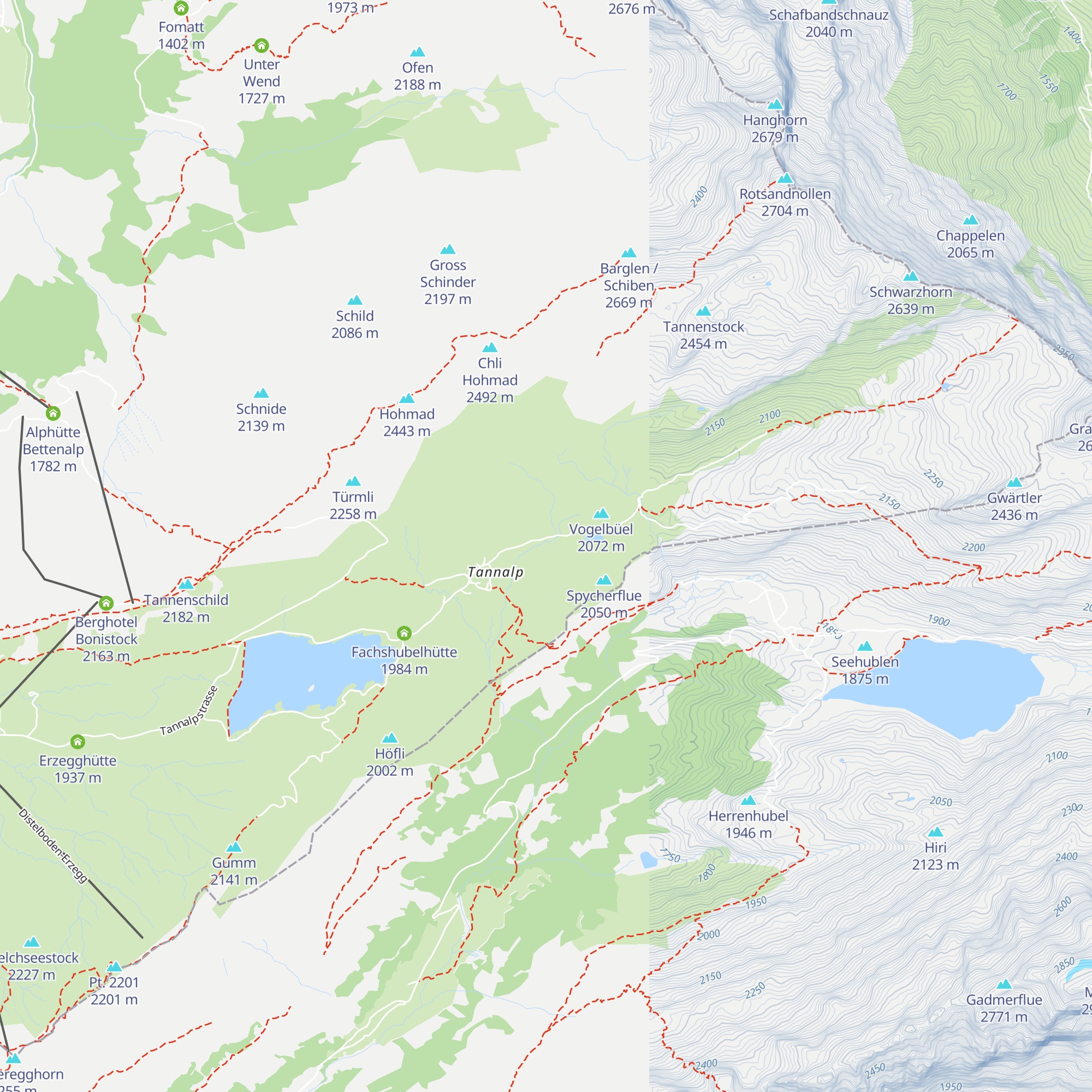 Schärpfihütte map