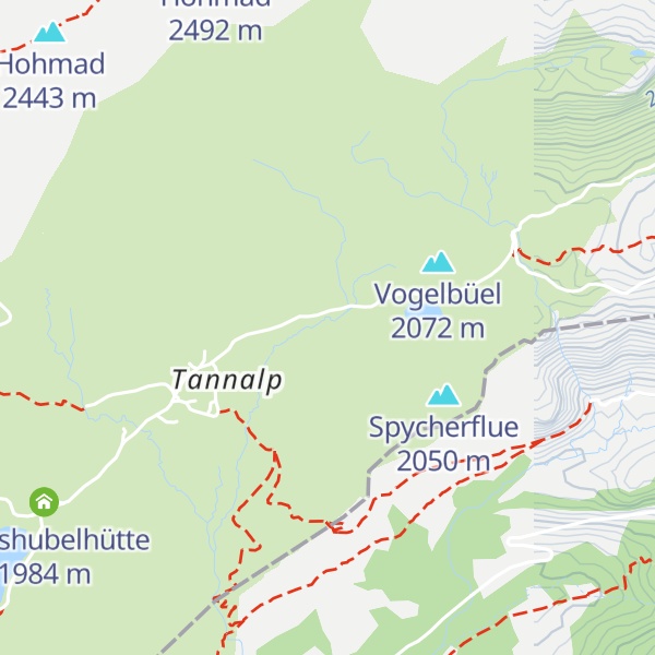 Map of Schärpfihütte