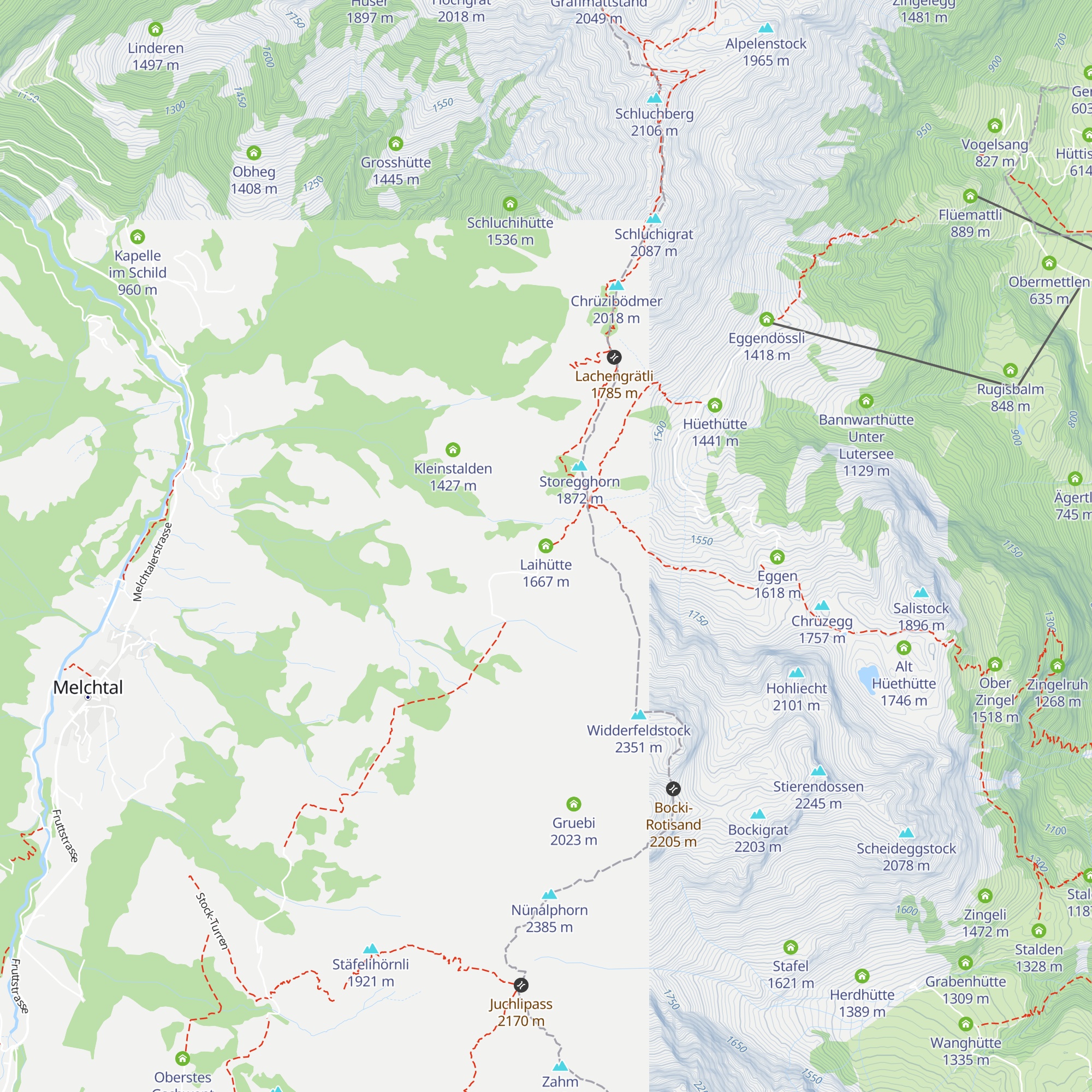 Laihütte map