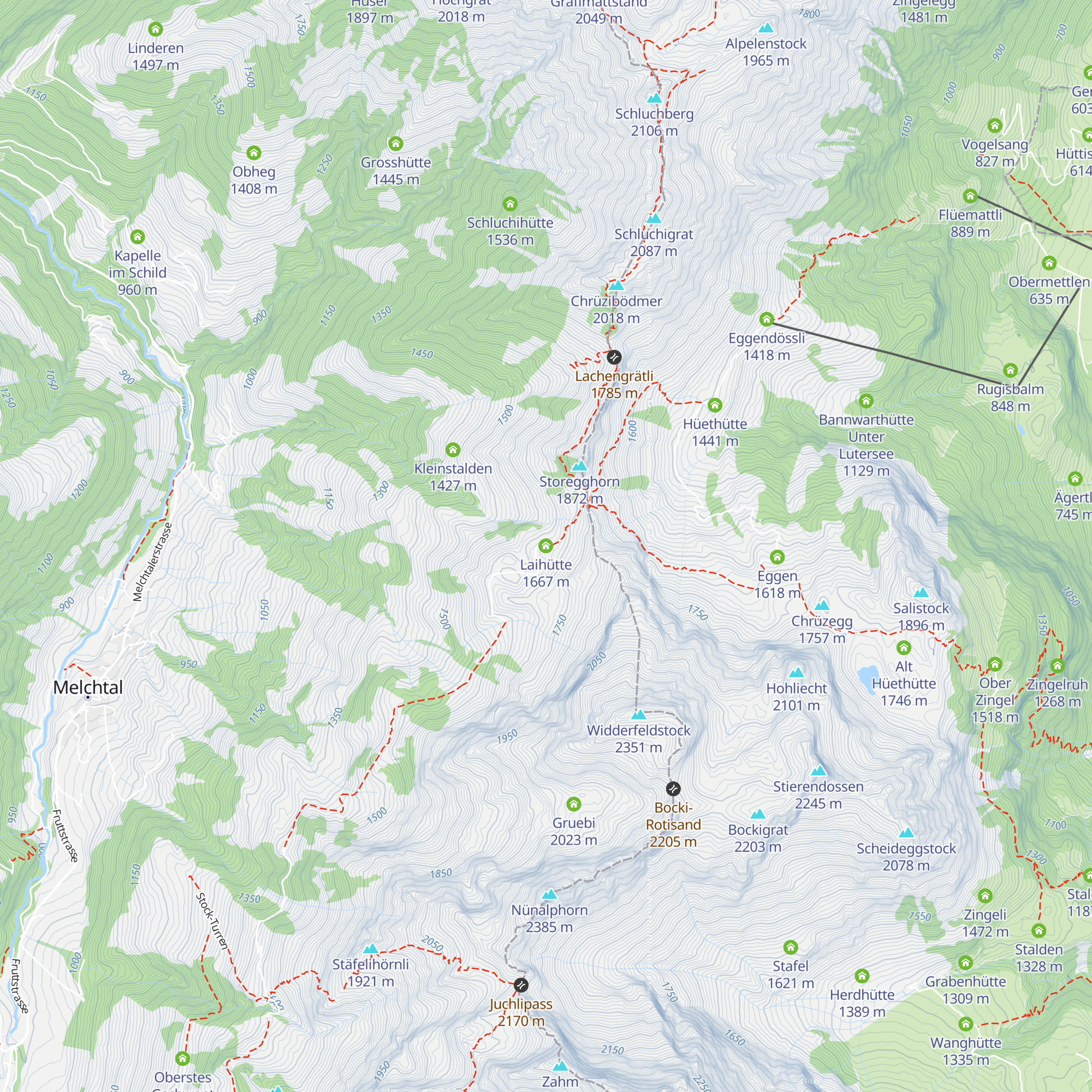 Laihütte map