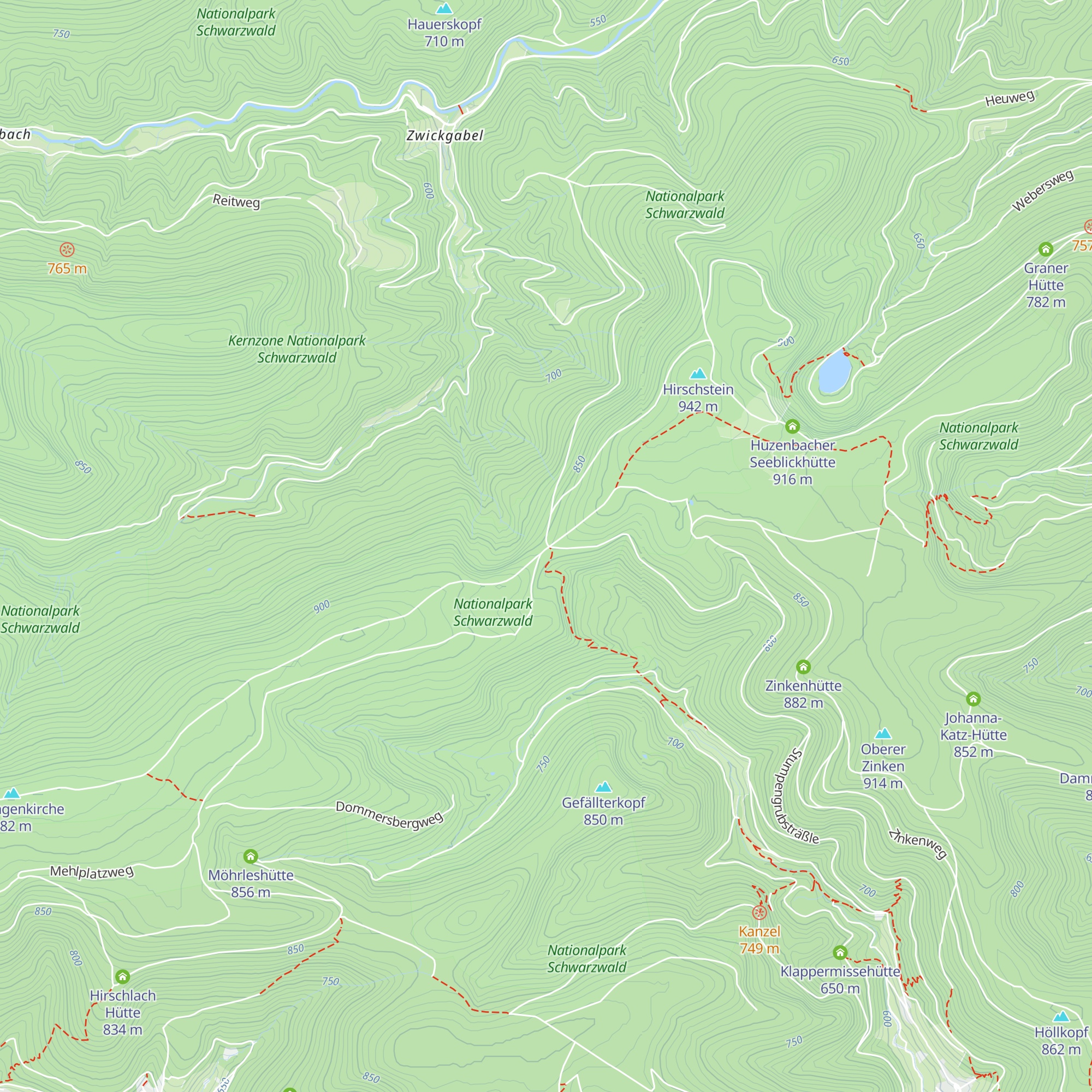 Überzwercherberg Hütte map