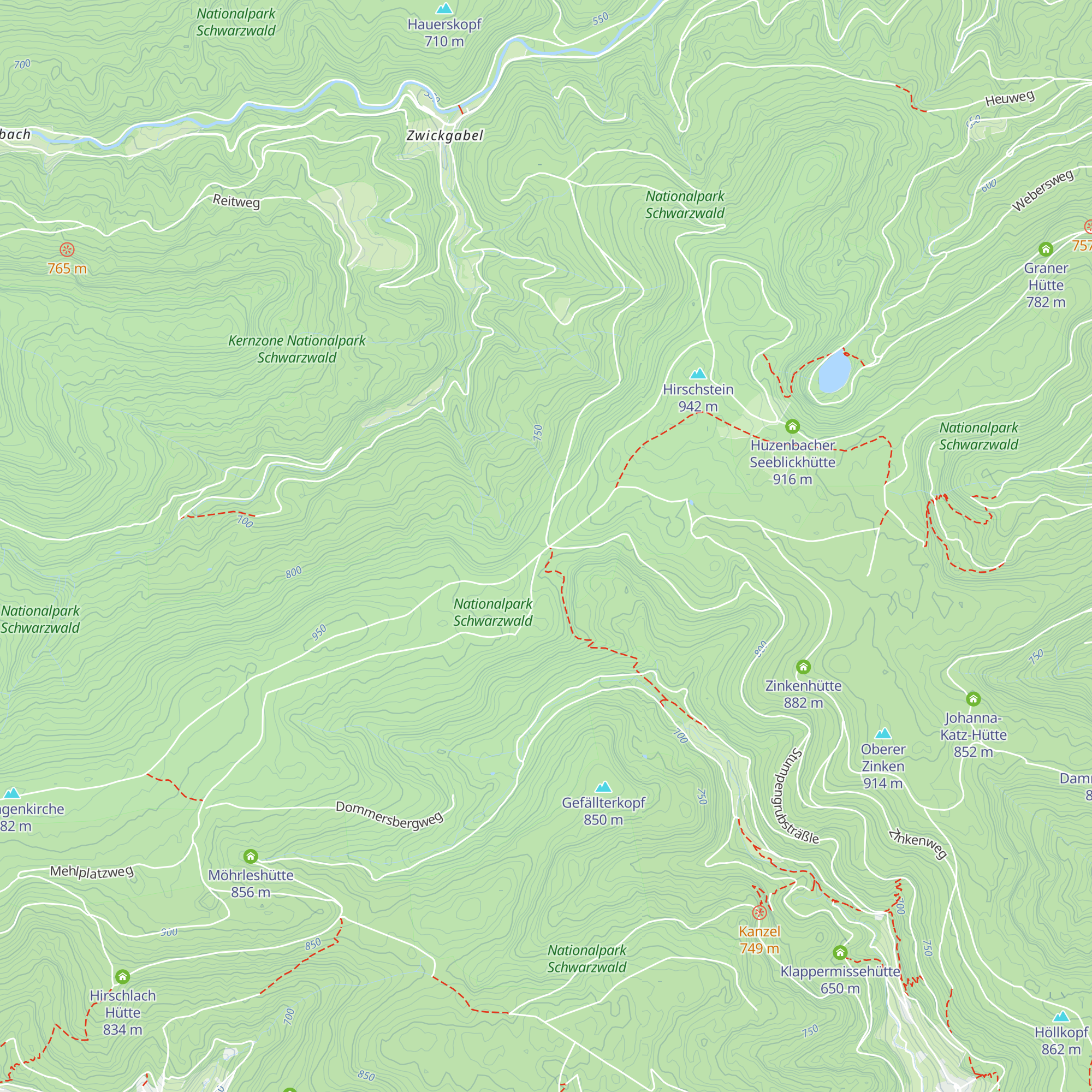 Überzwercherberg Hütte map