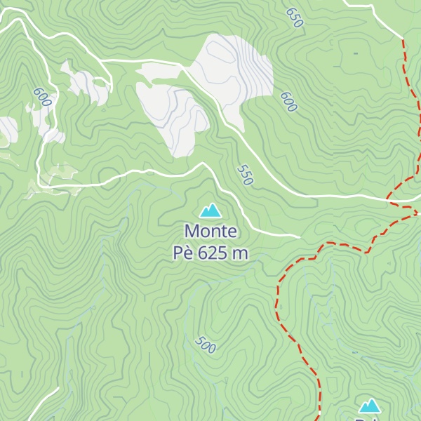 Map of Monte Pè