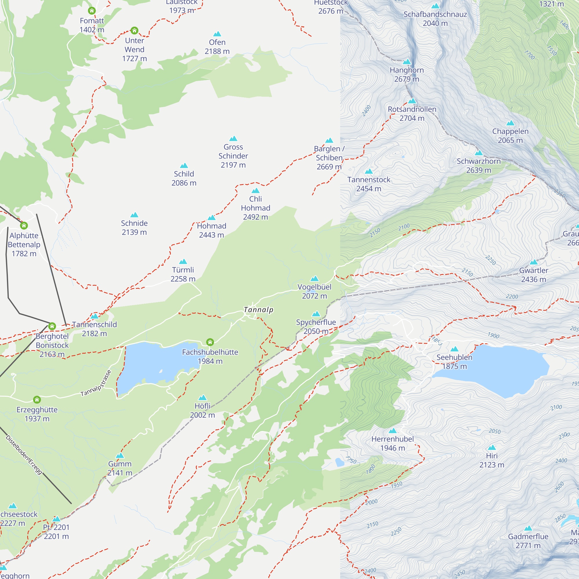 Rosenhütte map