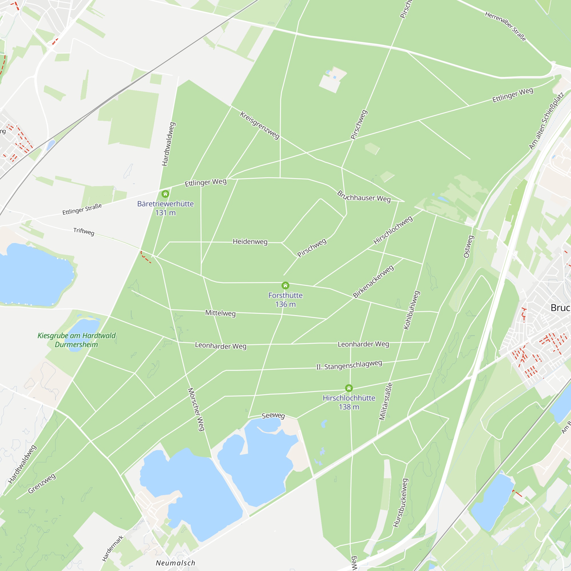 Forsthütte map