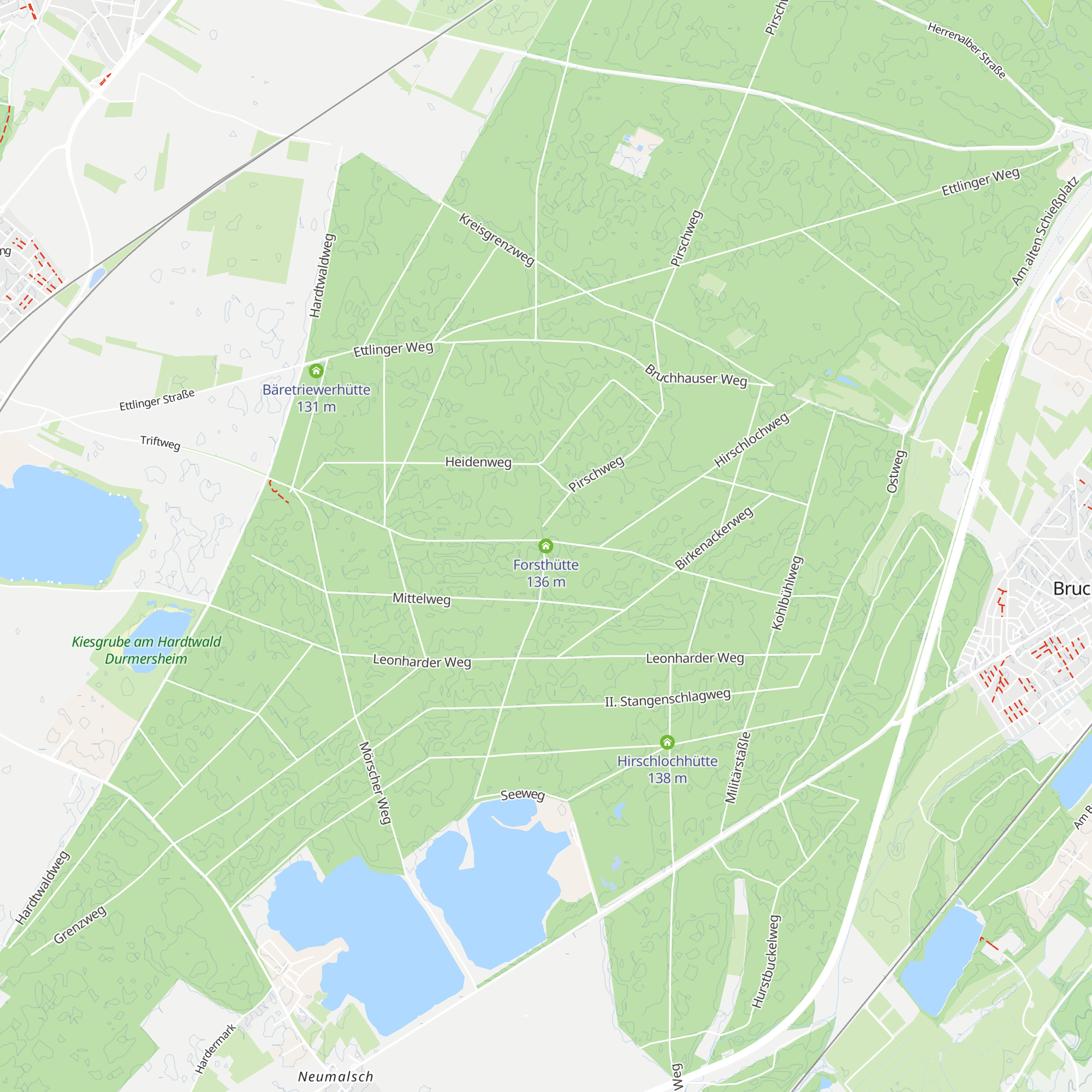 Forsthütte map