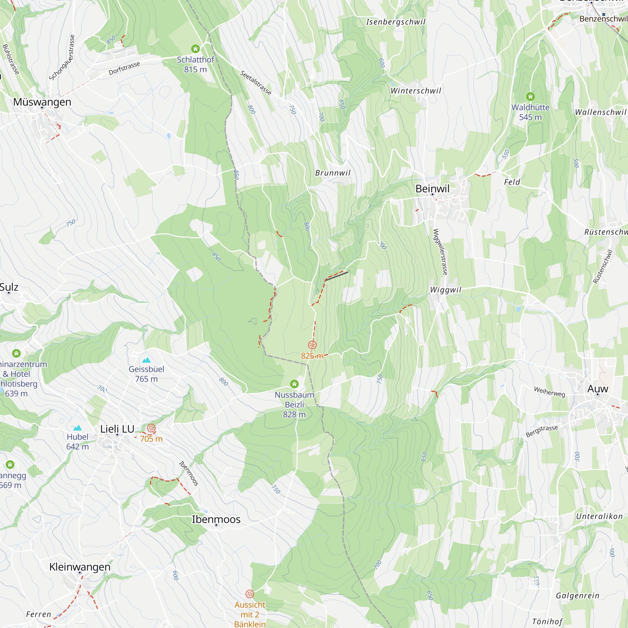 Alp Restaurant Horben map