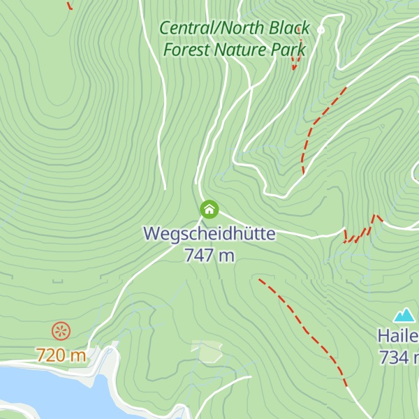 Map of Wegscheidhütte