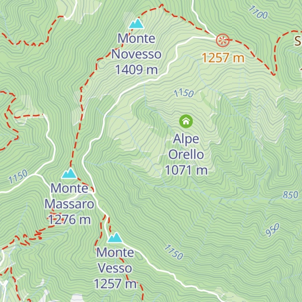 Map of Alpe Pianale