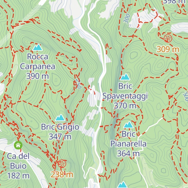 Map of Agriturismo A Cà de Alice
