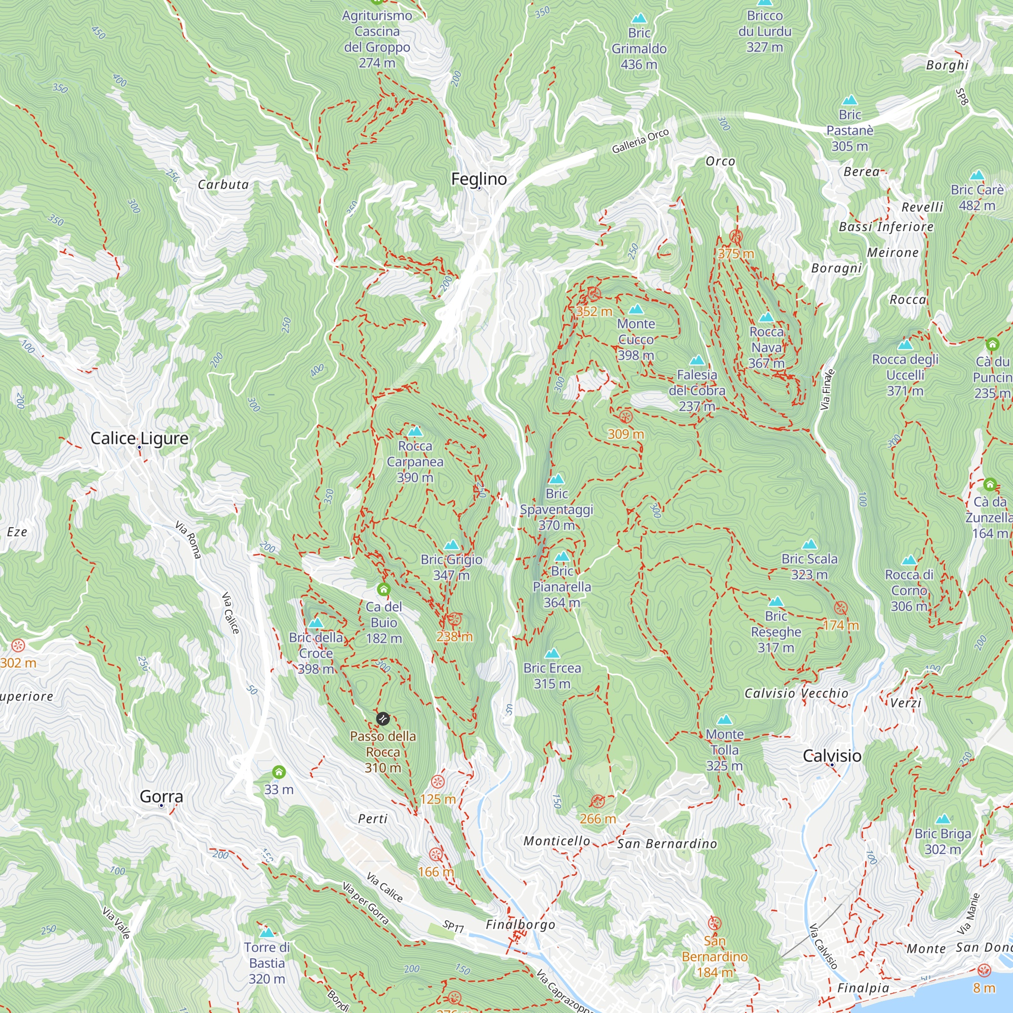 Agriturismo A Cà de Alice map