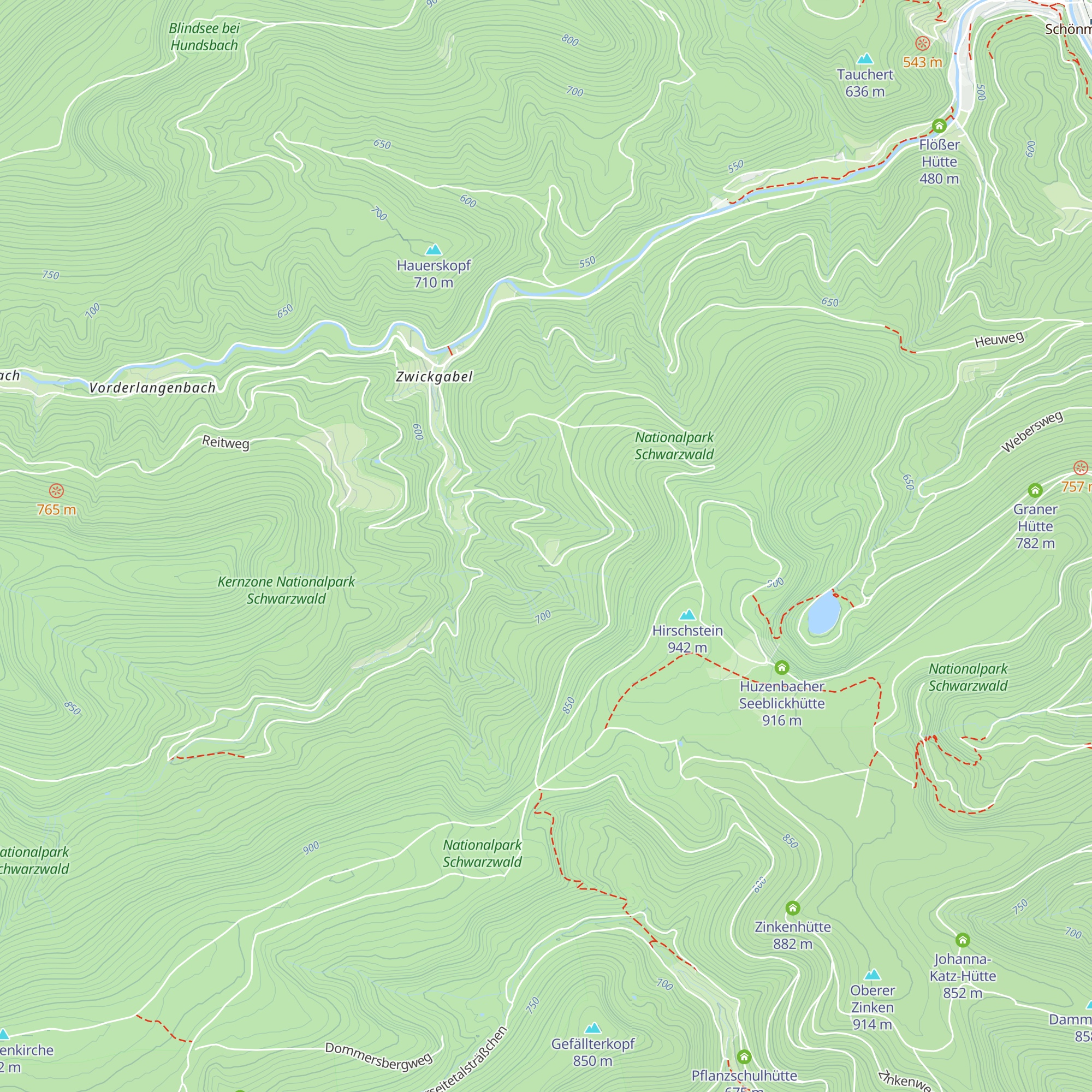 Saatschulhütte map