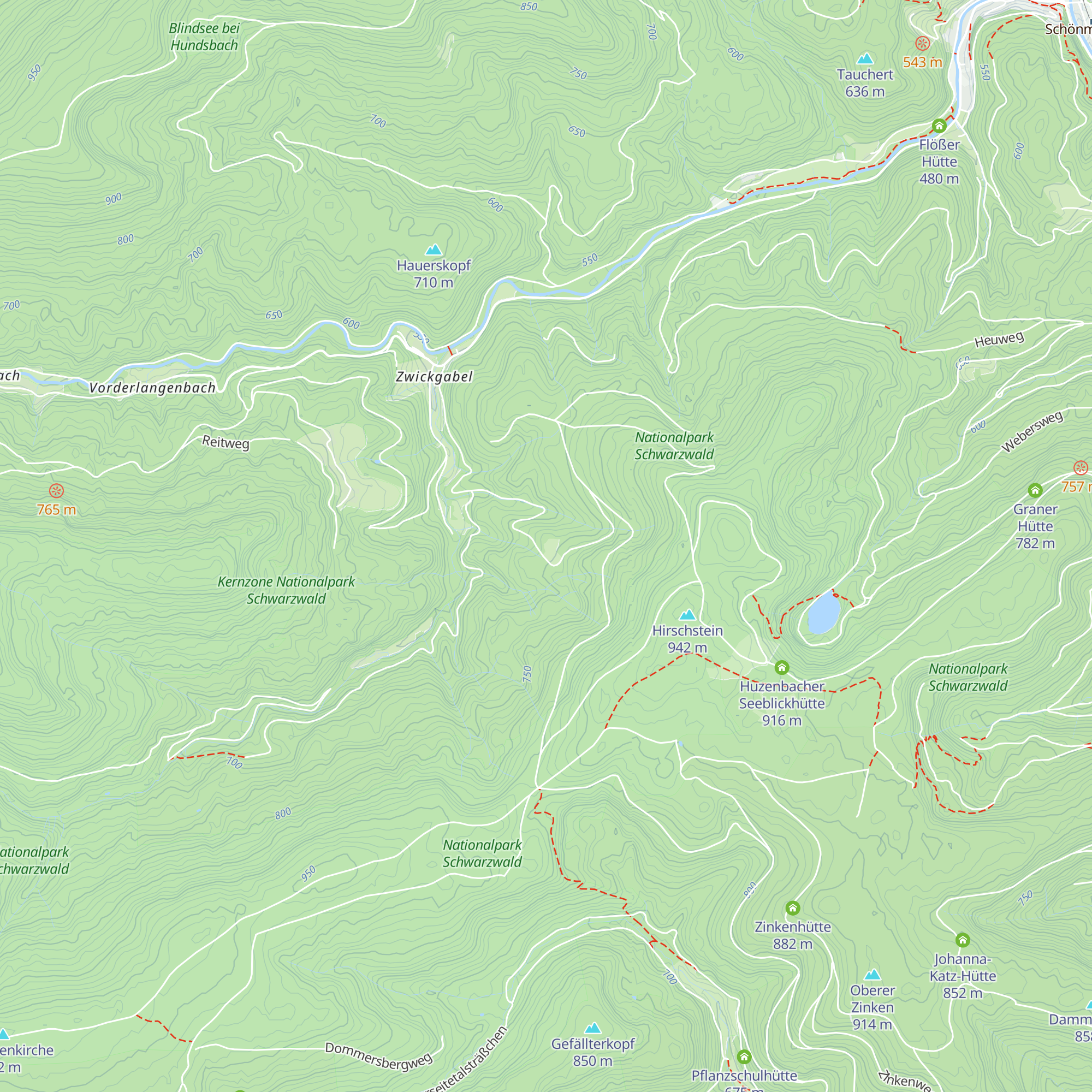 Saatschulhütte map