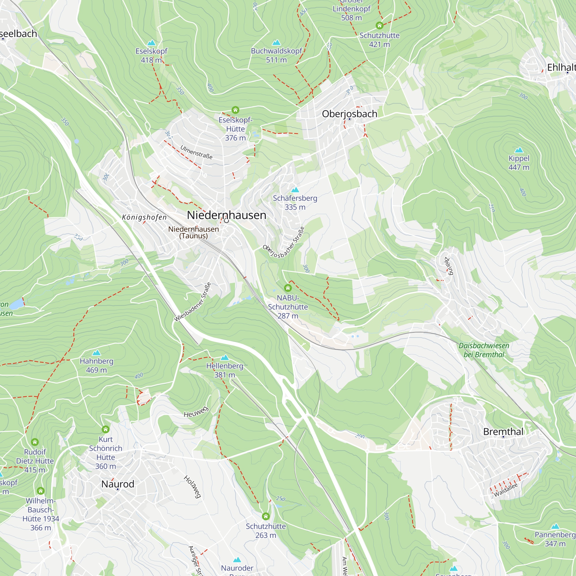 NABU-Schutzhütte map
